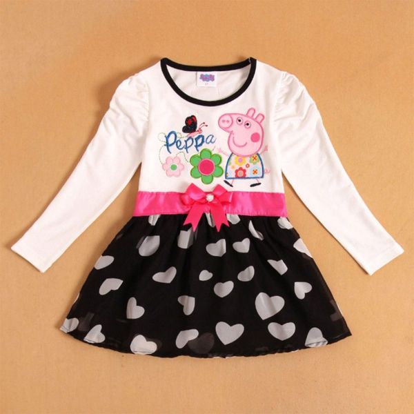 Vestido infantil Peppa Pig