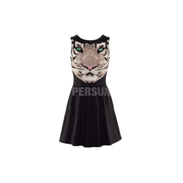 Vestido cabeça tigre